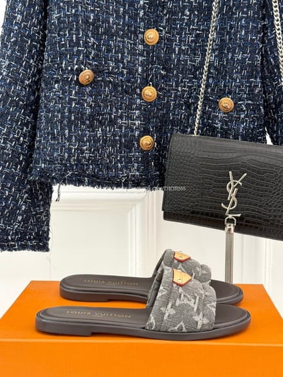 LV印花懶人拖鞋 6