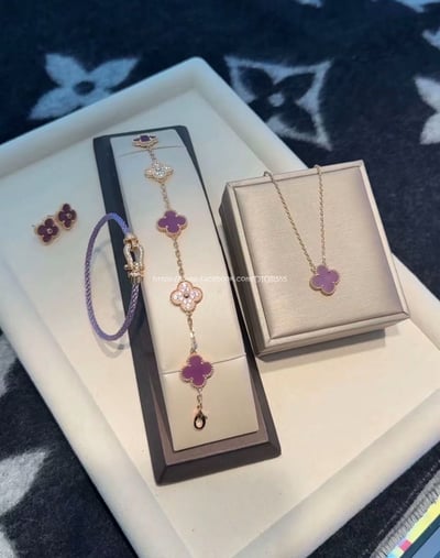 Vca紫羅蘭手鍊/項鍊/手環9