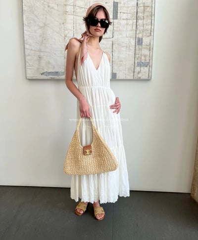 CELINE 草編托特包6