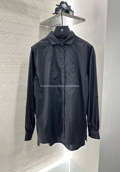 Loewe素色皮牌襯衫11