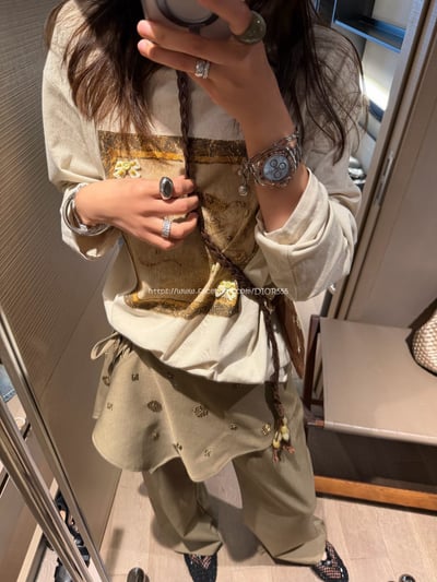 天絲復古插畫T6