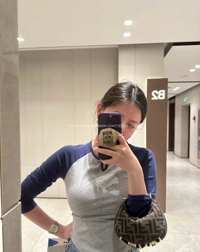 Fendi graphy半月包2