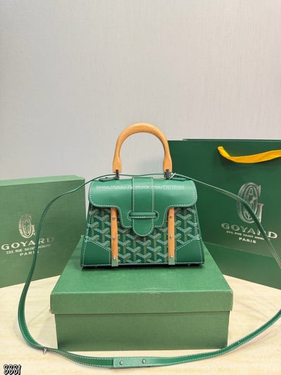 Goyard西貢硬箱手提包12