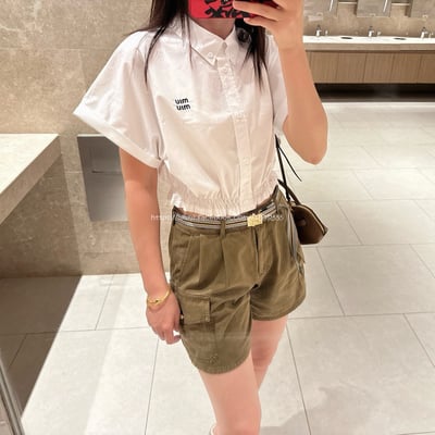 Miu miu知性分子學院風襯衫5