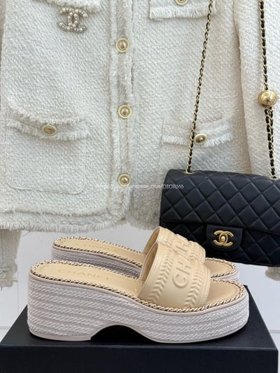 小香度假厚底拖鞋 1