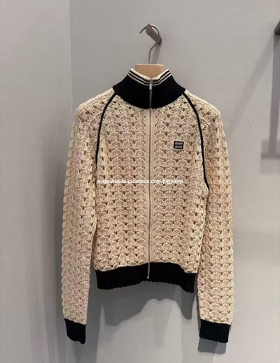 miumiu鏤空鈎花外套10