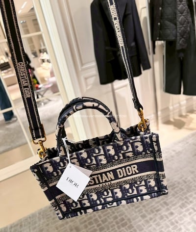 Dior Oblique老花刺繡Tote4