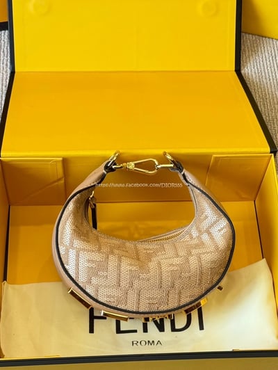 Fendi graphy半月包12