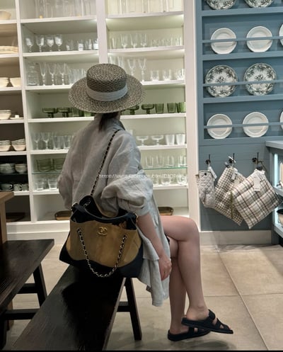 小香25a麂皮托特包6