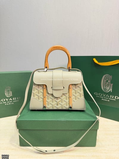 Goyard西貢硬箱手提包9