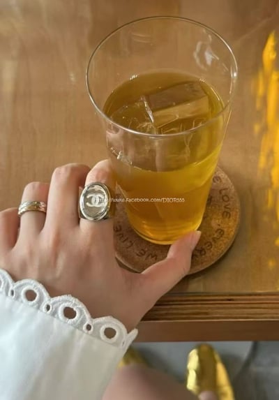 小香銀色鏡面耳環/項鍊/戒指5