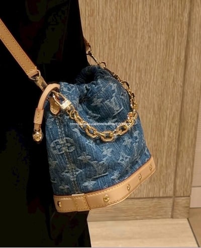 LV 丹寧牛仔水桶包3