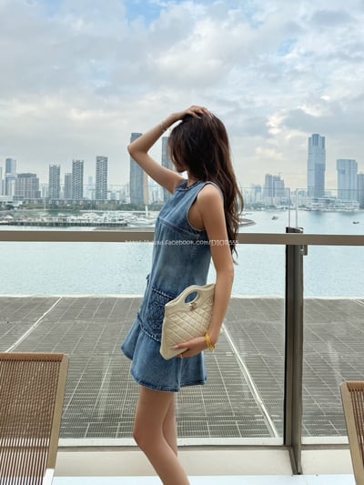 小香洗水牛仔棉裙7