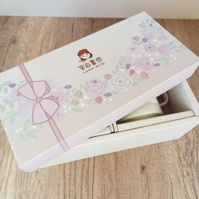 【客製化似顏繪】簡約萌萌像_情侶對杯_情人節禮盒_附贈手機桌布4