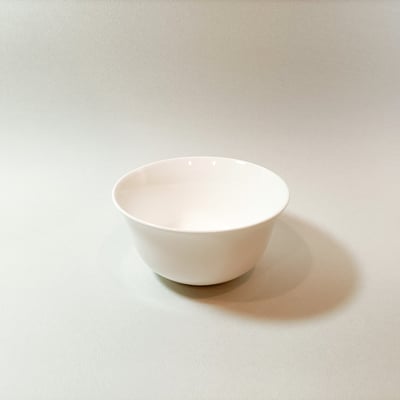 【白瓷】金鐘碗2