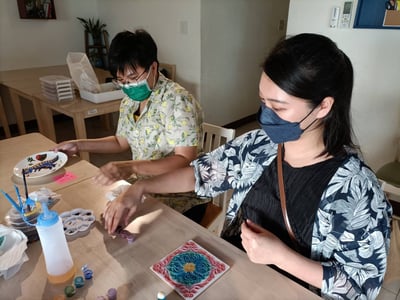 【體驗】台中磁磚隔熱墊拓印初體驗10