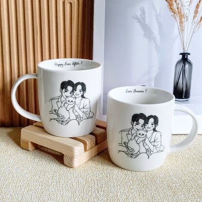 【客製】柔線時光_碰碰杯/附贈手機桌布5