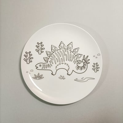 【體驗】台中釉上彩初體驗/三角龍1