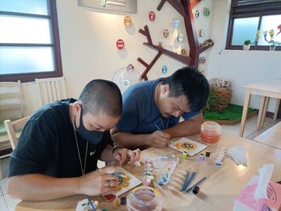 【體驗】台中磁磚隔熱墊拓印初體驗9