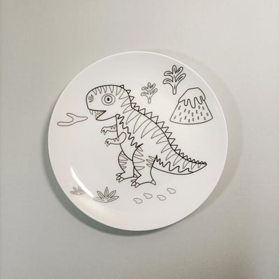 【體驗】台中釉上彩初體驗/暴龍1