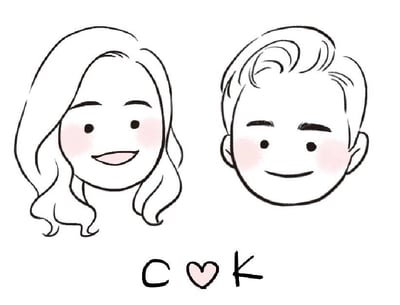 【客製化似顏繪】Ｑ版小頭_金鐘碗4