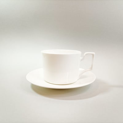 【骨瓷】愛馬仕咖啡杯碟組1