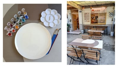 【體驗】台中釉上彩初體驗/玫瑰花5