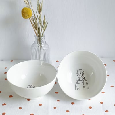 【客製化似顏繪】豆豆眼頭像_金鐘碗2