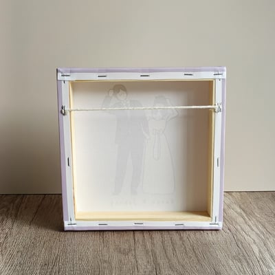 【客製】彩色簡約萌萌頭像＿無框畫_附贈手機桌布5