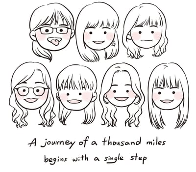 【客製化似顏繪】Ｑ版小頭_手機桌布9