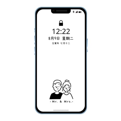 【客製】簡約萌萌頭像＿磨砂杯_附贈手機桌布6