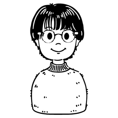 【客製化似顏繪】豆豆眼似顏繪加購(附電子檔)1