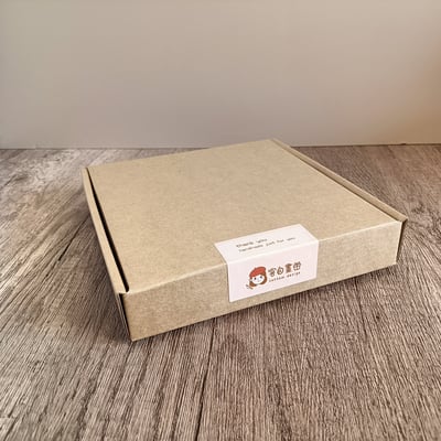 【客製化似顏繪】簡約萌萌頭像＿點心盤(6.5吋骨瓷盤)3