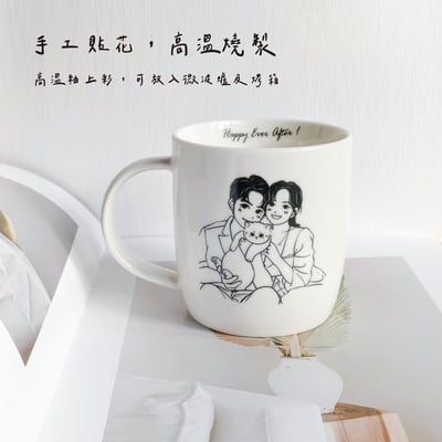 【客製】柔線時光_碰碰杯/附贈手機桌布4