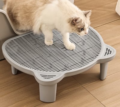 貓咪家用雙層貓砂墊 防外濺控沙墊 貓咪砂盆蹭腳控砂台10
