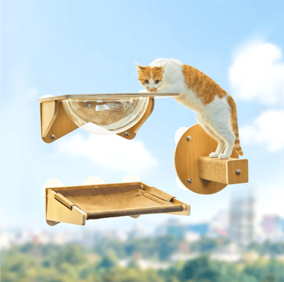 怪獸部落LitoMon 漫步雲端 吸盤式貓吊床5