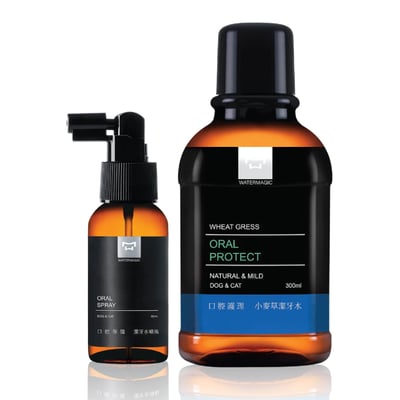 水魔素 貓狗口腔護理潔牙水 300ml (贈噴瓶)3