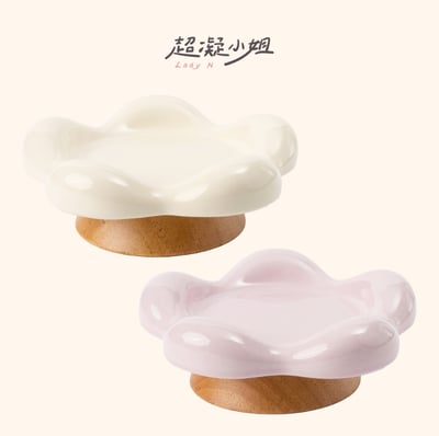 超凝小姐｜春日花與貓系列 餐盤1