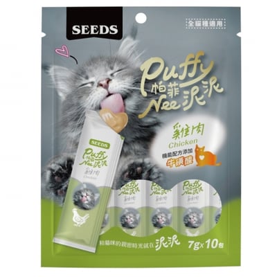 SEEDS惜時 Puffy帕菲Nee泥泥愛貓肉泥條6