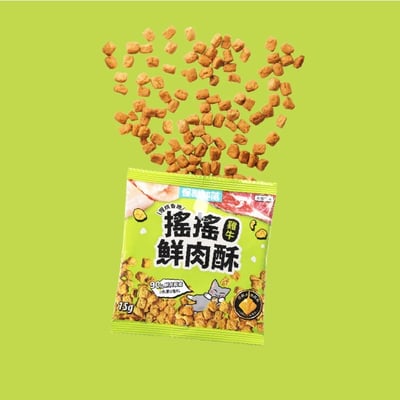 怪獸部落 慢烘搖搖鮮肉酥四連串包｜犬貓零食11