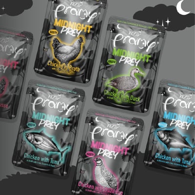 Pramy普拉 午夜饗宴 貓主食餐包 80g1
