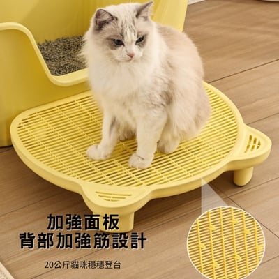 貓咪家用雙層貓砂墊 防外濺控沙墊 貓咪砂盆蹭腳控砂台4