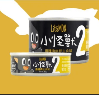 怪獸部落LitoMon 貓用｜2種肉無膠主食罐 82g/165g9