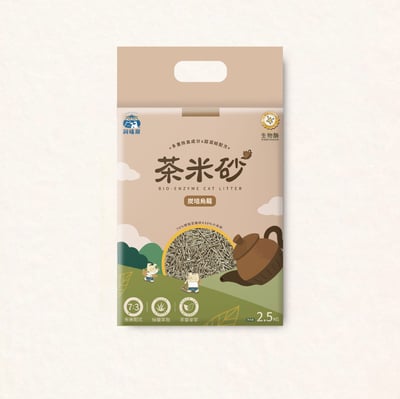 飼糧倉 茶米砂 原味青茶 炭培烏龍  2.5公斤3