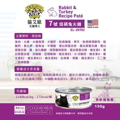 Dr. Elsey's超級博士貓艾歐｜無穀主食貓罐 150g13