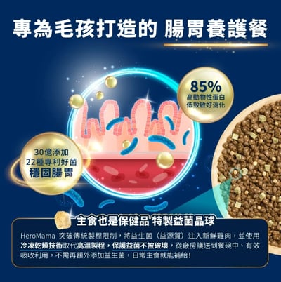 HEROMAMA【全新升級】益生菌晶球夾心糧 | 全齡貓適用4