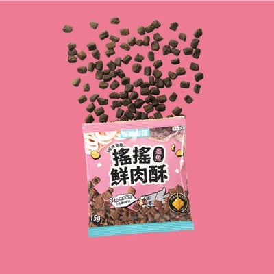 怪獸部落 慢烘搖搖鮮肉酥四連串包｜犬貓零食12