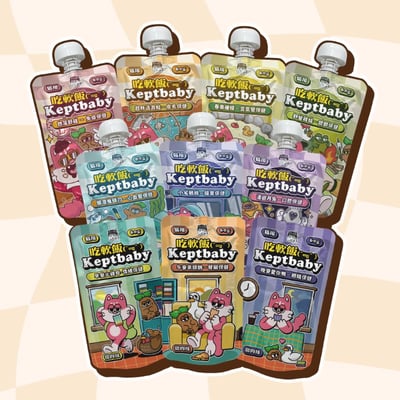 沙發馬鈴薯 | Keptbaby吃軟飯 | 骨肉泥主食餐包 60g1