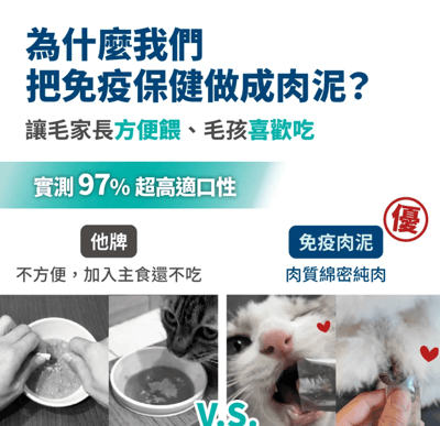 HEROMAMA 【毛掌醫學】固免疫 保健肉泥 | 寵物免疫保健 貓狗適用4