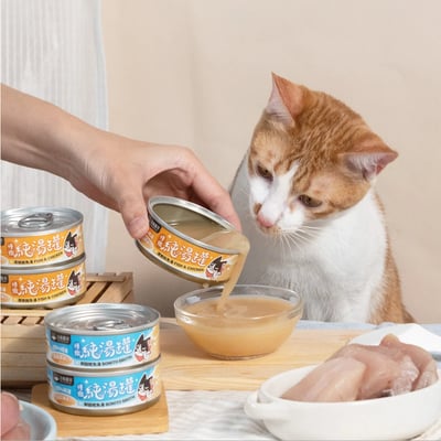 DogCatStar 汪喵星球 汪喵無膠慢燉純湯罐 | 80g12